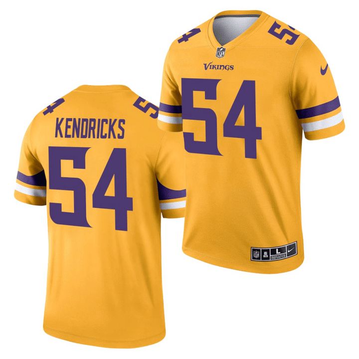 Men Minnesota Vikings #54 Eric Kendricks Nike Gold Inverted Legend NFL Jersey->minnesota vikings->NFL Jersey